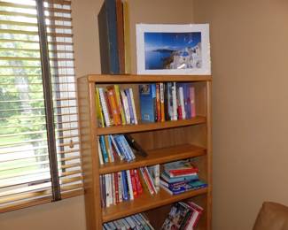 Bookcase, books