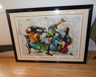 Signed limited edition David Schluss serigraph