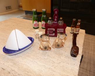 Collection of salt & peppers shakers