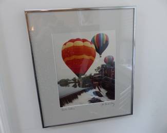 Framed & signed photograph