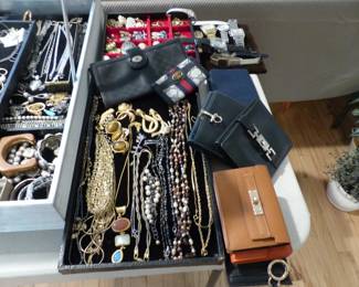 Costume jewelry, wallets