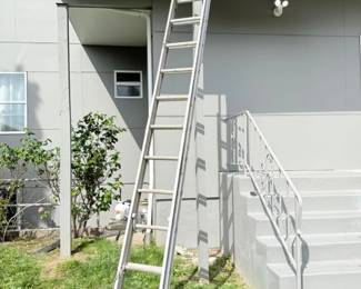 53 OutdoorAluminumExtensionLadder