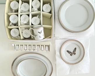 75 RoyalGalleryPlatinumBuffetPorcelainDishes