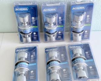 128 SchlageG2SatinNickelHallClosetBedBathKnobs