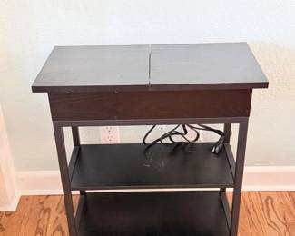 91 EndTableChargingStationwShelves