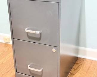 126 StaplesMetal2DrawerFilingCabinet