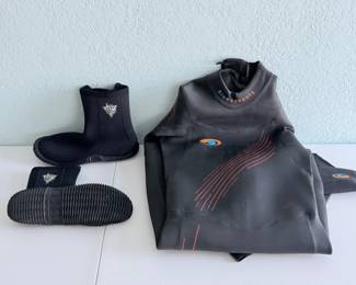 86 BlueseventyReactionWetsuitDeepSeeEchoZipBoots