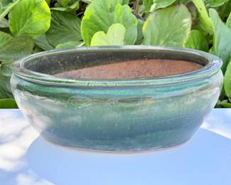 132 OutdoorOvalCeramicPot