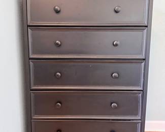 143 Transitional5DrawerChestDresserwDovetailDrawers