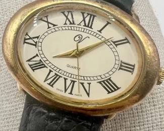 Sterling Silver 925 Veronese Leather Ladies Watch