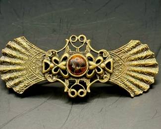 Vintage Art Nouveau Style Barrette