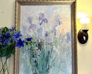 Large Henrietta Milan Iris Print