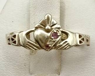 Sterling Silver Claddagh Ring — Jewelry Stamped 925