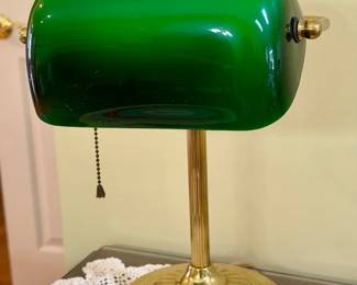 Vintage Bankers Lamp