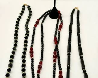Stunning Black Jewelry Lot