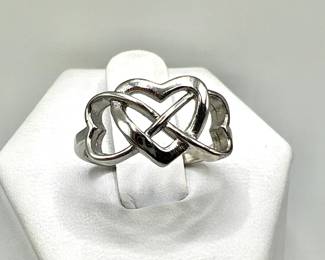 Milis Sterling Silver Celtic Heart Ring — Celtic Knot Jewelry