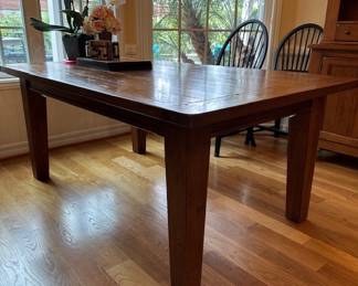 Farmhouse Wood Dining Table and Chairs