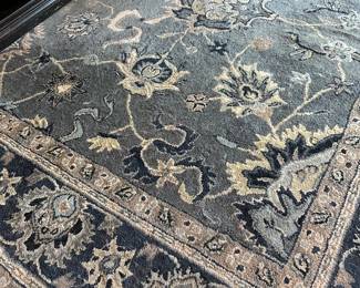 Blue large rug 12x8