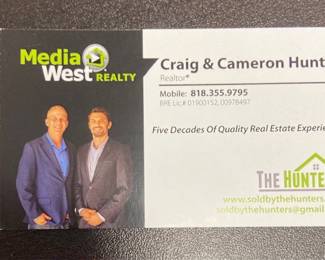 Sold by the Hunters 818-355-9795. This will be on the market very soon.