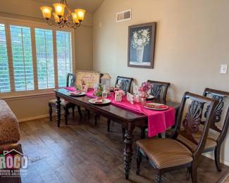 Please join Roman and Company for a Mother’s Day weekend residential estate tag sale on Saturday, May 9, 2026 8A-2P and Sunday, May 10, 2026 9A-2P at 14418 Miguel Terrazas Drive, EPTX 79938 (East side). Items include: 2 LR sets, 2 DR sets, multiple bedroom sets, housewares, decor, holiday items, jewelry, Kimball Queen Anne style piano, laptops, clothes, shoes, electric wheelchair, yard and garden items and more!  Celebrate Mother’s Day weekend with us! Free ROCO Bucks for the first 20 Moms!  Images available at www.rocoestatesales.com    WHERE: 14418 Miguel Terrazas Drive, EPTX 79938 WHEN: SAT 05/09/26 8A-2P and SUN 05/10/26 9A-2P  No prices offered prior to sale date.&nbsp;  Please bring assistance to load large and/or heavy items.  Credit cards accepted with minimum $20.00 purchase.  We look forward to seeing you at the sale!