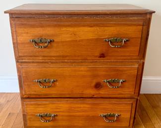 $50 - Three-drawer storage cabinet