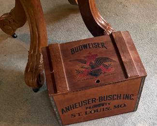 Anheuser-Busch Wooden Beer Crate 