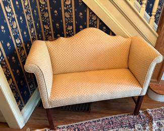 Chippendale style settee