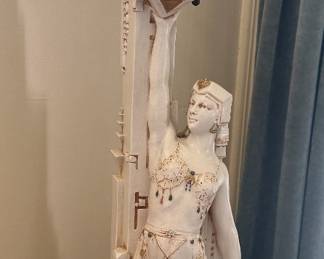 Art Deco Lamp by Northwestern Terra Cotta Company