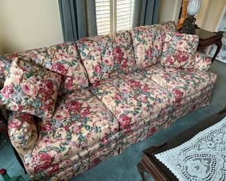 Floral 3 Cushion Sofa 