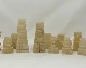 Unique Hand Carved Stone Chess Pieces