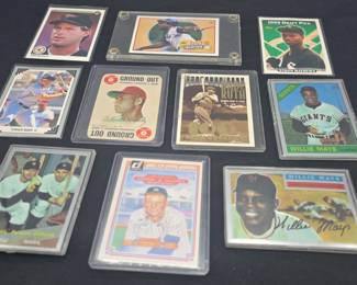 Topps Upper Deck Commemorative Cards Hank Aaron Babe Ruth 100 Birthday Mickey Mantle Willie Mays