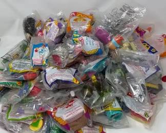 Vintage Assorted McDonalds Toys And Some Cereal Toys Mystery Lot