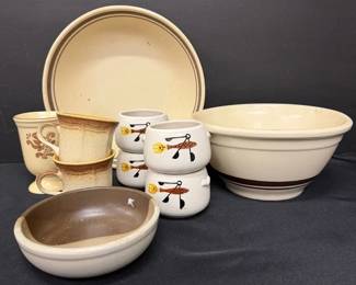 Vintage West Bend Southwestern Pottery, McCoy Pottery, Mikasa