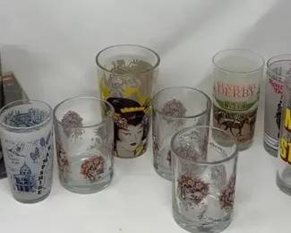 Glass Cups From Ed Hardy DC Comics Kentucky Derby