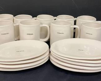 Rae Dunn Plates  Mugs