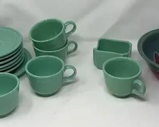 Genuine Fiesta Turquoise Lead Free Glaze Homer Laughlin China Co.