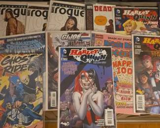 Marvel, DC Comics  More Harley Quinn, Spiderman, GI Joe, Deadpool, Rogue