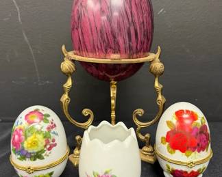 Vintage Orb With Brass Stand