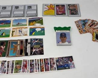 Assorted Sport And Military Trading Cards Baseball WWE Olympic Soccer