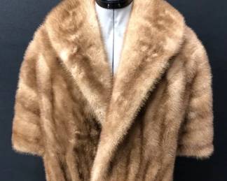 Vintage Brown Mink Fur Stole
