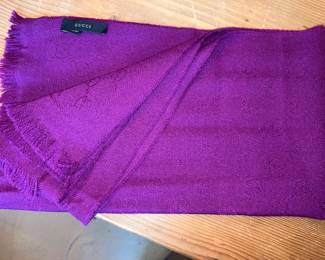 Gucci scarf - gorgeous shade of purple