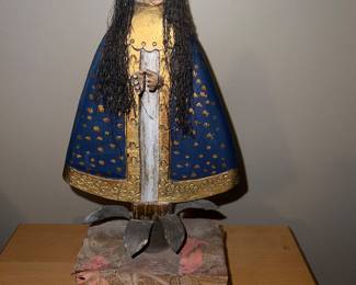 Religious figurine resembling the Virgen de San Juan de los Lagos