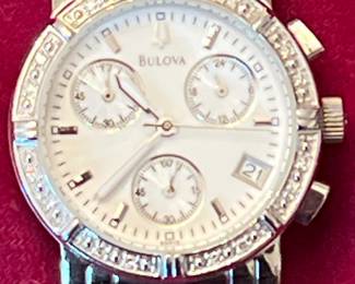 Bulova women's chronograph watch