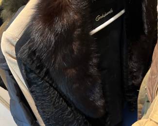 Vintage brown mink jacket
