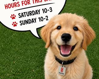 Check out the hours for this sale!