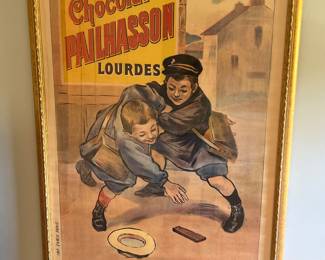 Advertising art print of Chocolat Pailhasson