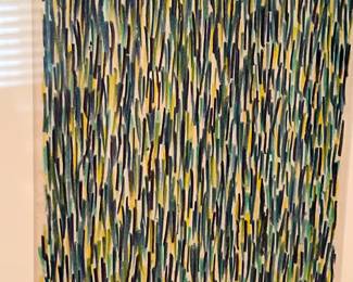 Abstract vertical line wall art by Wayne Amedee