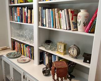 Books with beautiful home decor items