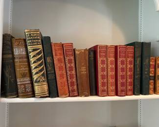 Beautiful binded books