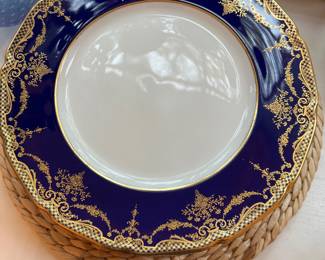 Royal Doulton cobalt blue plates